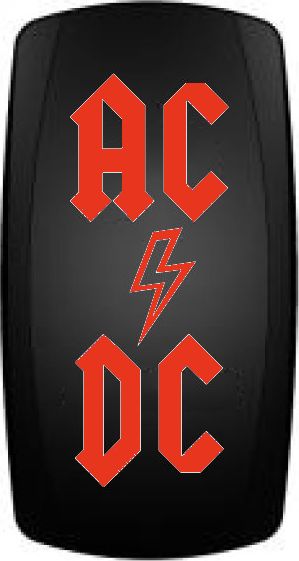 Переключатель РИФ включения/выключения AC/DC с красной подсветкой. Артикул RIF22-1-2111200