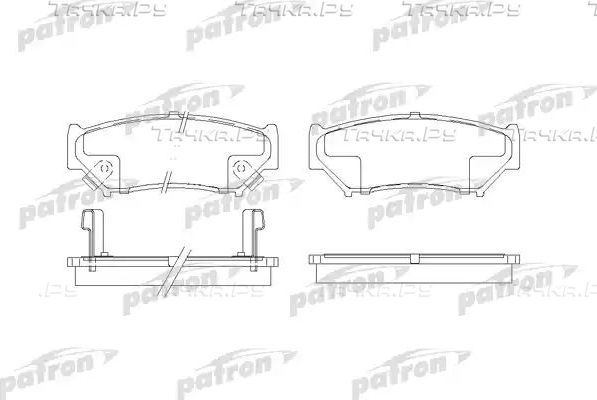 Тормозные колодки Patron передние для Suzuki Vitara I 1994-1999. Артикул PBP1020