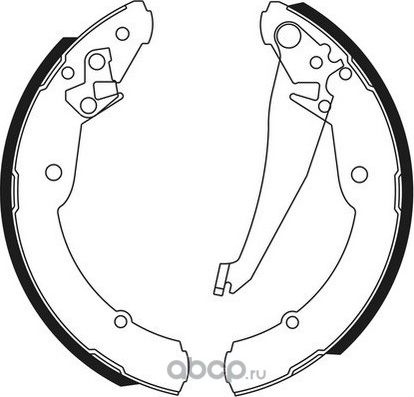 Комплект колодок барабанных (Dynamatrix-Korea). Артикул DBS549