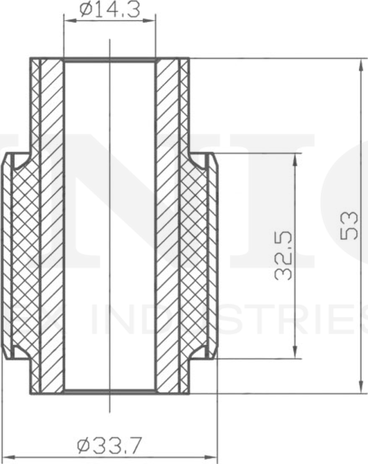 Сайлентблок реактивной тяги (Unio). Артикул RMP-20304