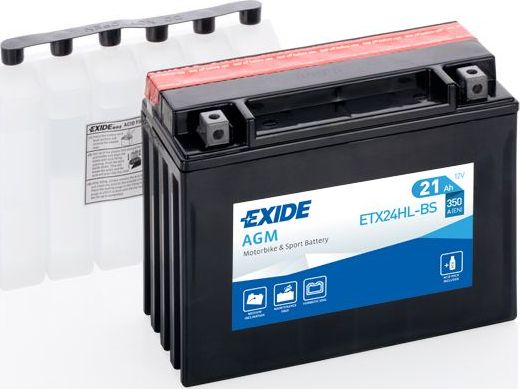 Аккумулятор Exide AGM. Артикул ETX24HL-BS