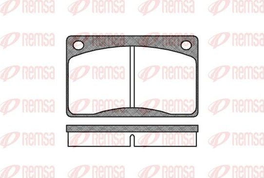 Тормозные колодки Remsa. Артикул 0042.30