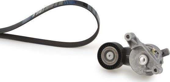 Приводной ремень поликлиновой с роликами (комплект) Gates Micro-V® для Audi A3 II (8P) 2003-2013. Артикул K016PK948