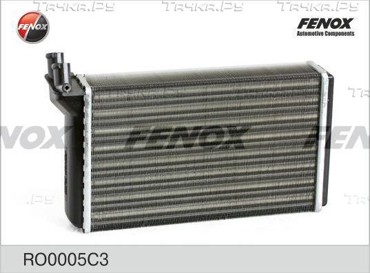 Радиатор отопителя (печки) Fenox (алюминий). Артикул RO0005C3