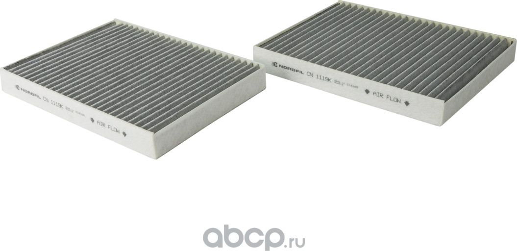 Фильтр салона угольный (комплект 2 шт.) BMW 5 (E39)  Alpina (Nordfil). Артикул cn1119k-2