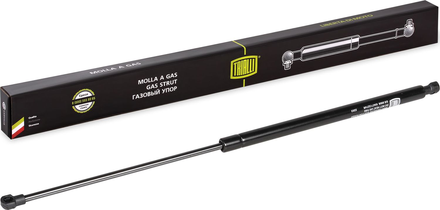 Амортизатор (упор) капота Trialli для Dacia Logan II 2012-2026. Артикул GS 0908