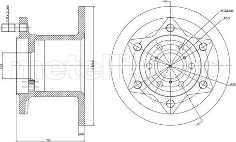 Тормозной диск Trusting. Артикул DF591