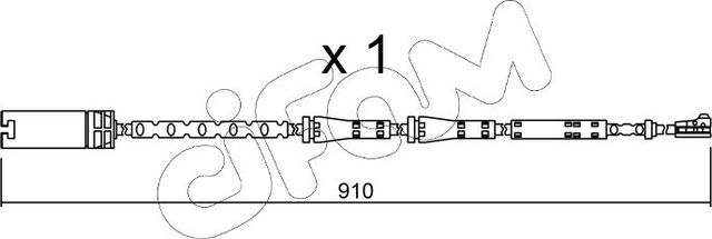 Датчик износа тормозных колодок  Metelli передний для MINI Paceman R61 2012-2016. Артикул SU.282