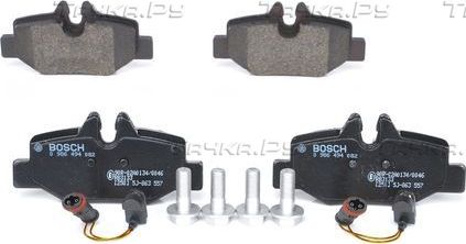 Тормозные колодки Bosch. Артикул 0 986 494 082