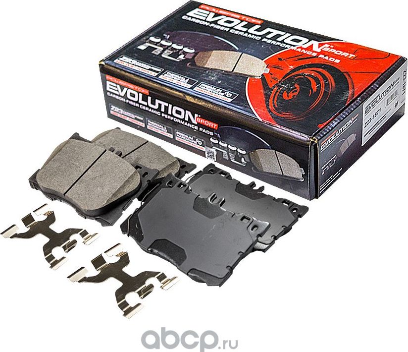 Передние керамические колодки Evolution Sport Z23 PowerStop 23-1871. Артикул 231871