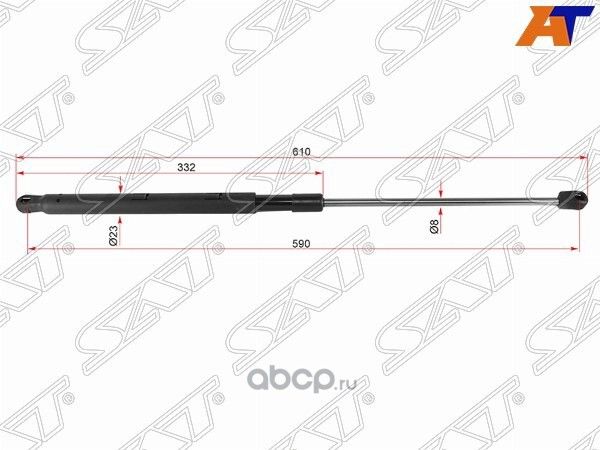 АМОРТИЗАТОР КАПОТА MERCEDES GL-CLASS X164 07- RH (SAT). Артикул STA1649800464