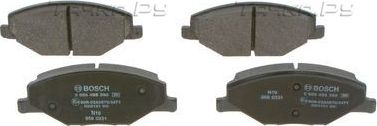 Тормозные колодки Bosch. Артикул 0 986 495 390