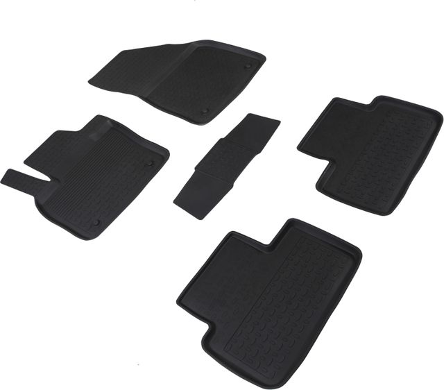 Коврики резиновые Seintex с высоким бортиком для салона Volvo XC40 I 2017-2026. Артикул 91711