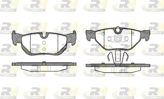 Тормозные колодки RoadHouse задние для BMW 1 I (E81/E82/E87/E88) 2004-2012. Артикул 21145.00