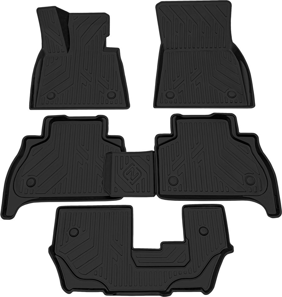 Коврики полиуретановые Rezkon для салона BMW X7 G07 2019-2026. Артикул 0510050150