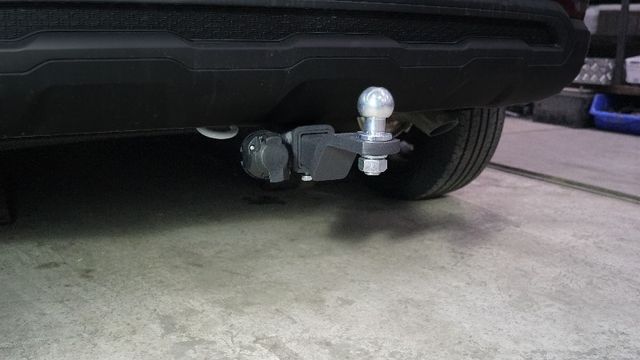 Фаркоп ТСС под американский квадрат для Baic X35 2023-2026. Артикул TCU00396