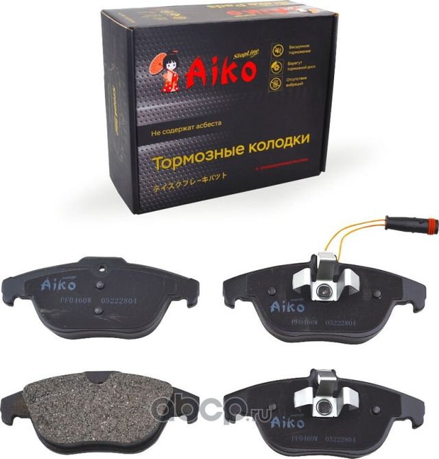Тормозные колодки MERCEDES-BENZ C,E,GLK (2007-2016) задние (Aiko). Артикул PF0460W