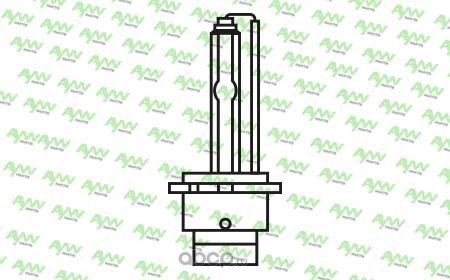 КОМПЛЕКТ ЛАМПЫ ГАЗОРАЗРЯДНОЙ D2S 12V 35W P32D-2 43 (Aywiparts). Артикул AW1930021B2