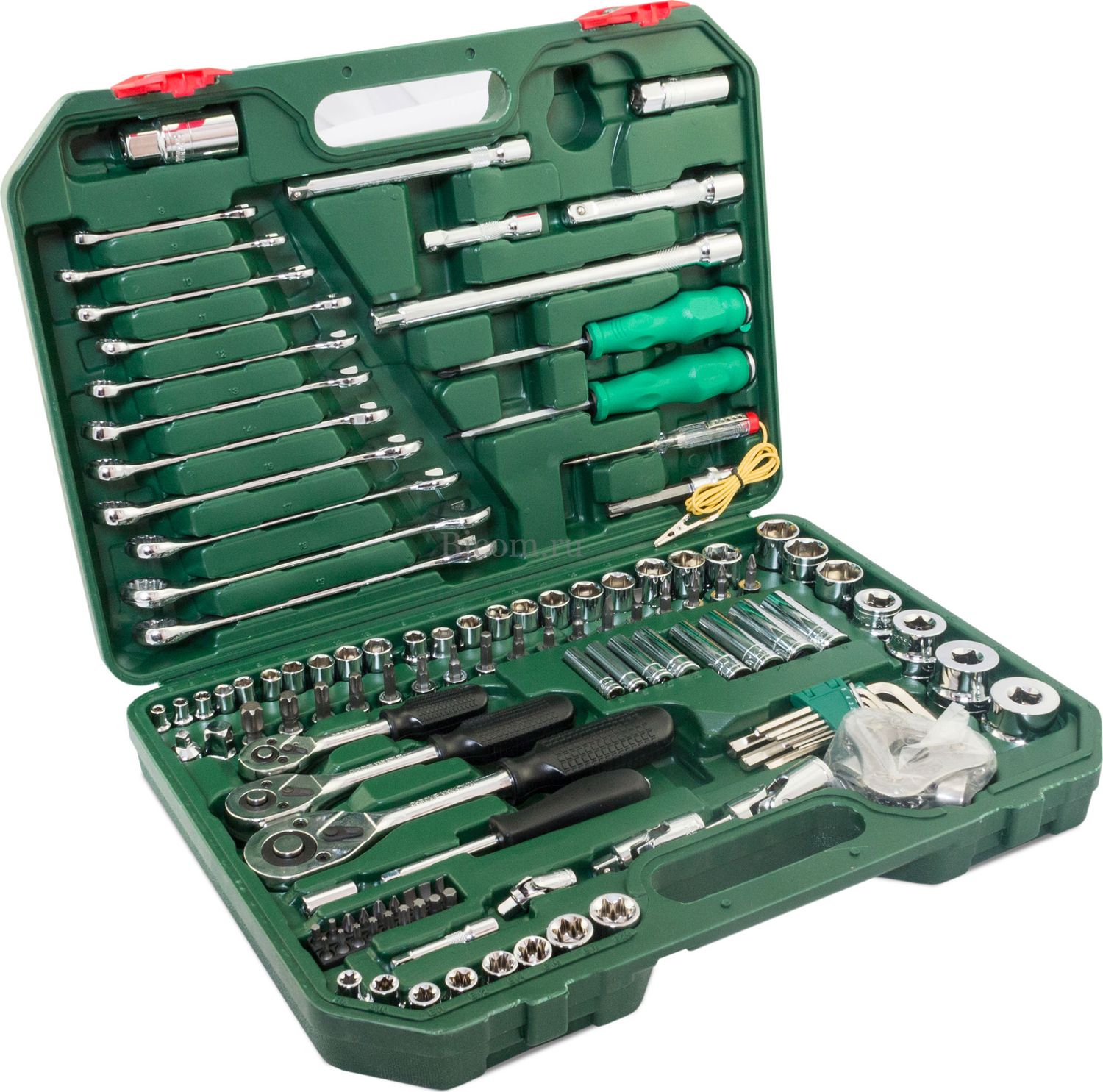 Набор инструментов China 121 предмет, цвет Зеленый. Артикул 4487