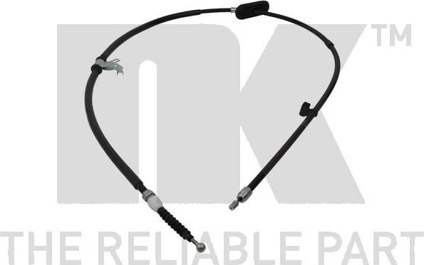Трос ручника (тросик ручного тормоза) NK. Артикул 905014