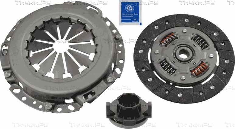 Сцепление (комплект) SACHS для Dacia Sandero I 2011-2012. Артикул 3000 951 534