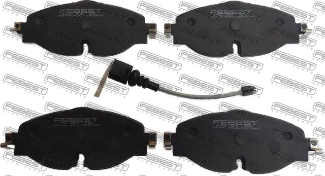 Тормозные колодки Febest. Артикул 1701-8VF