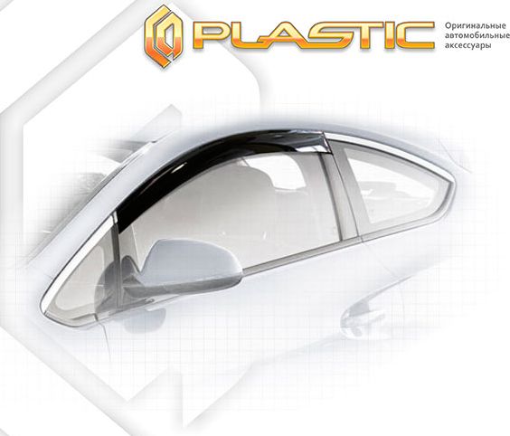Дефлекторы СА Пластик для окон (Classic полупрозрачный) Opel Astra GTC 2011. Артикул 2010030306674