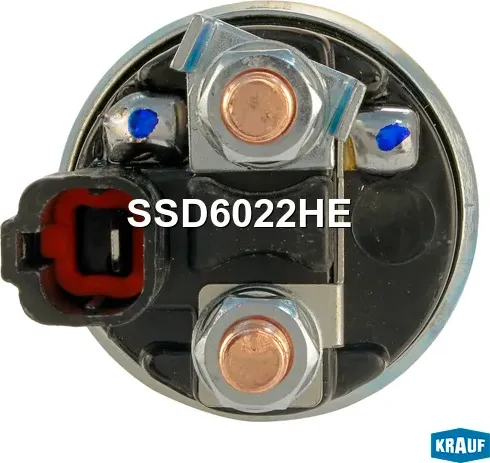 Втягивающее реле стартера Krauf. Артикул SSD6022HE