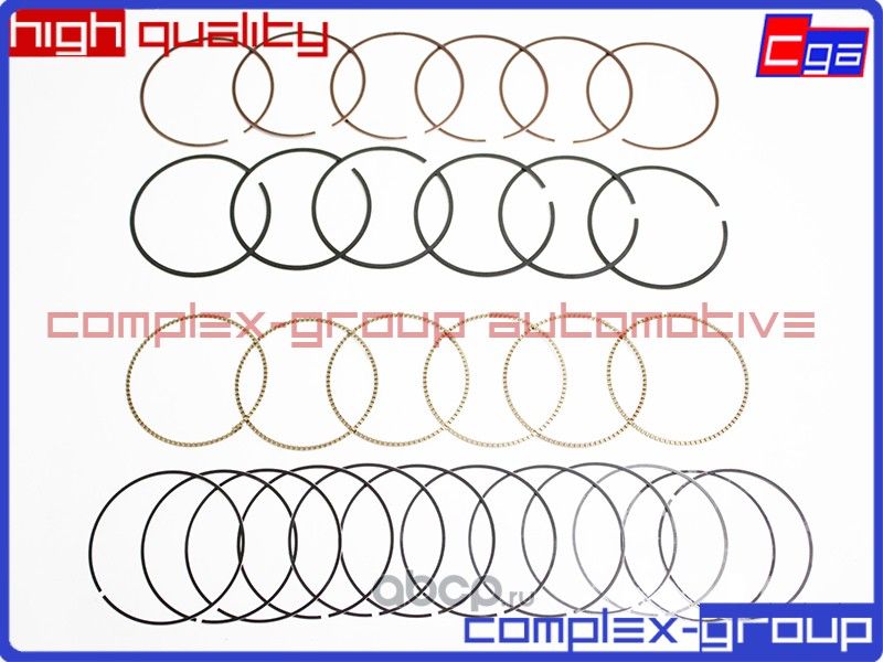 Комплект поршневых колец на 4 цилиндара 92068446 (CGA). Артикул 1RNG9008RA