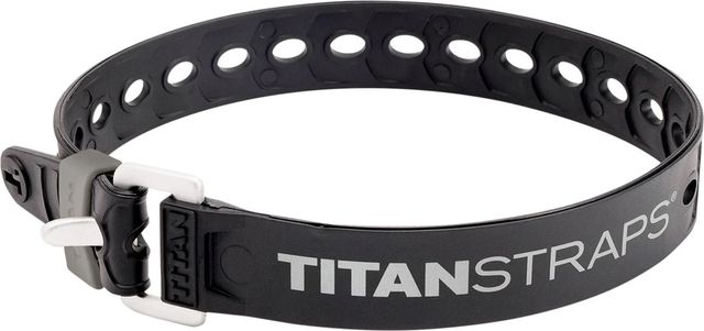 Ремень крепёжный TitanStraps Super Straps L = 64 см (Dmax = 18,4 см, Dmin = 4,5 см) Черный. Артикул TS-0925-BLK