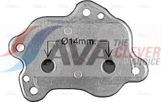 Радиатор масляный (маслоохладитель) для двигателя AVA (алюминий) для MINI Hatch I ((R50, R53) 2002-2006. Артикул BW3595