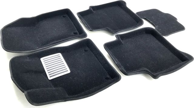 Коврики текстильные Euromat 3D Lux для салона Skoda Kodiaq I 2017-2026. Артикул EM3D-004512