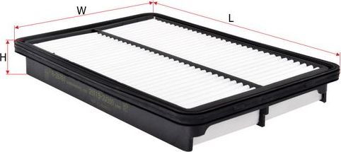 Воздушный фильтр Sakura. Артикул A-28760