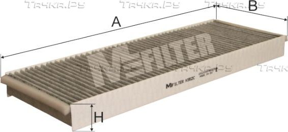 Салонный фильтр MFilter для Mercedes-Benz Actros MP2 2002-2008. Артикул K 952C