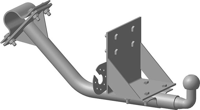 Фаркоп AvtoS для ГАЗ Газель Next A22R22 бортовая 2013-2026. Артикул GAZ-05