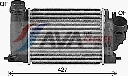 Интеркулер AVA. Артикул DN4469