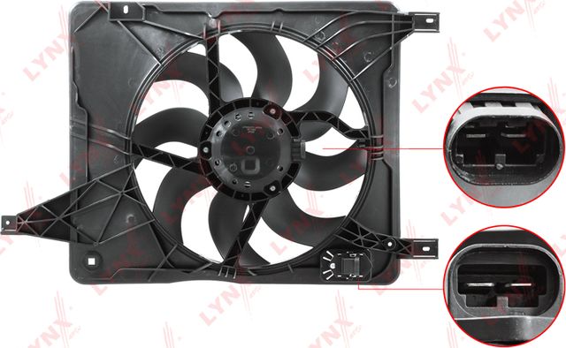 Вентилятор радиатора двигателя LYNXauto. Артикул RF-1623