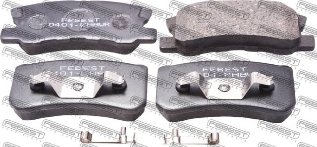 Тормозные колодки Febest задние для Mitsubishi Pajero III 2000-2006. Артикул 0401-KH8WR