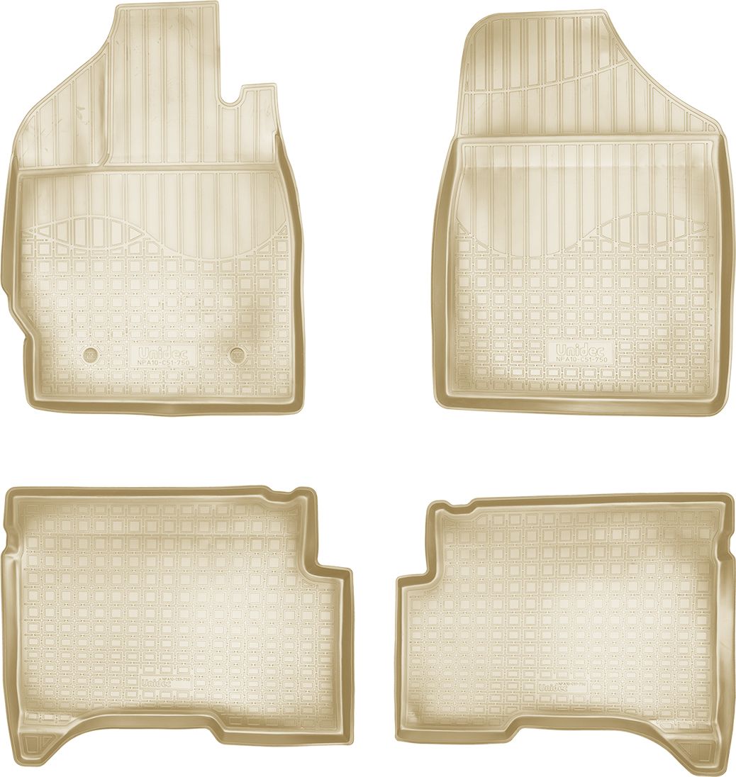 Коврики 3D Норпласт для салона Lifan X50 2015-2026 БЕЖЕВЫЕ. Артикул NPA10-C51-750-B