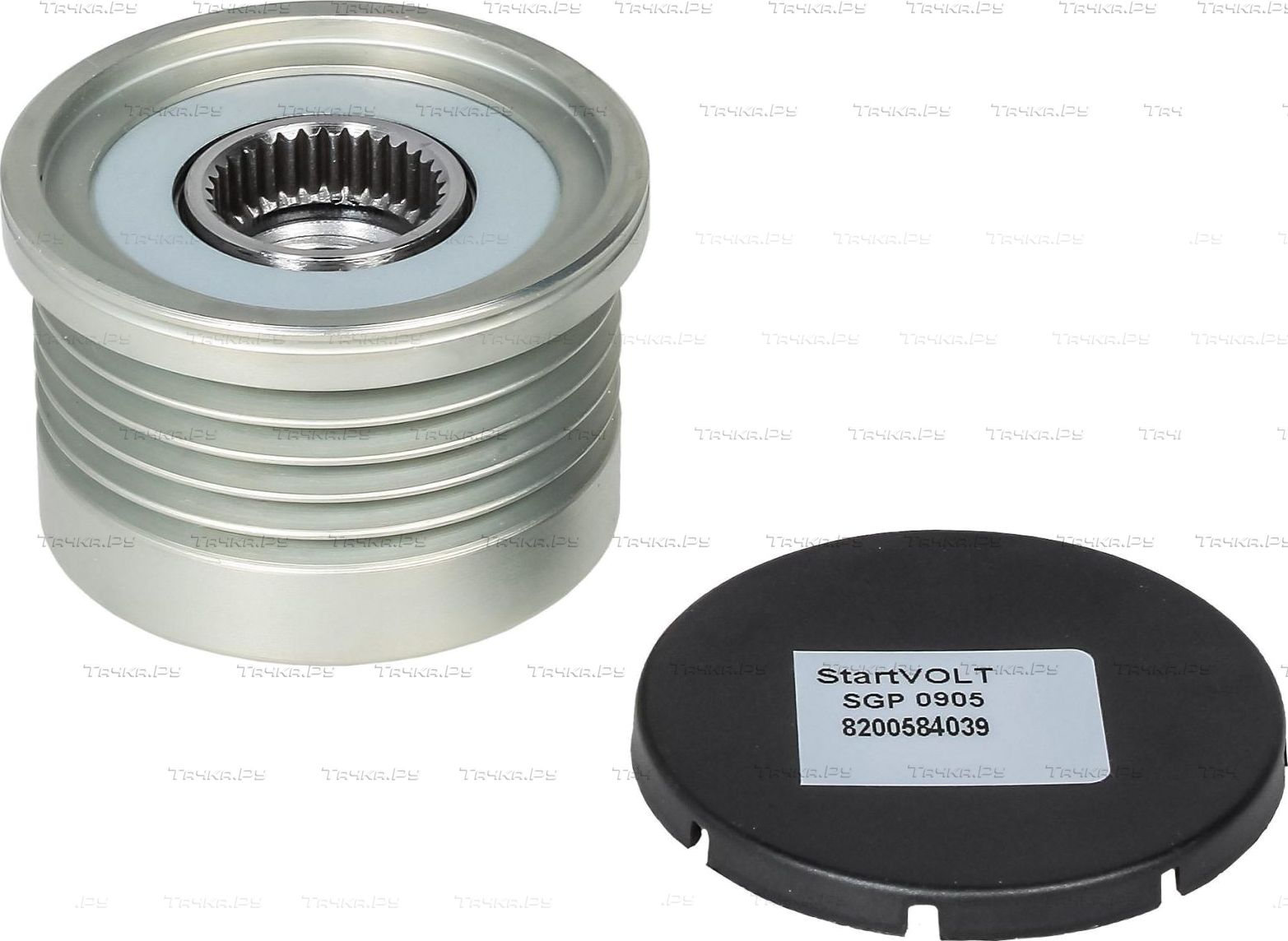 Муфта генератора обгонная StartVOLT для Renault Duster I 2012-2020. Артикул SGP 0905