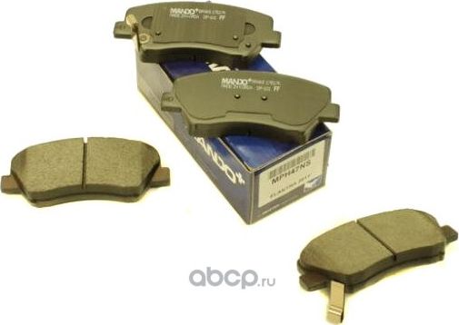 КОМПЛЕКТ КОЛОДОК ТОРМОЗНЫХ ДИСКОВЫХ MPH47NS (Mando). Артикул mph47ns