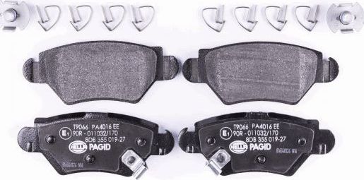 Тормозные колодки Hella. Артикул 8DB 355 019-271