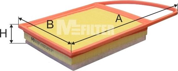 Воздушный фильтр MFilter. Артикул K 7007