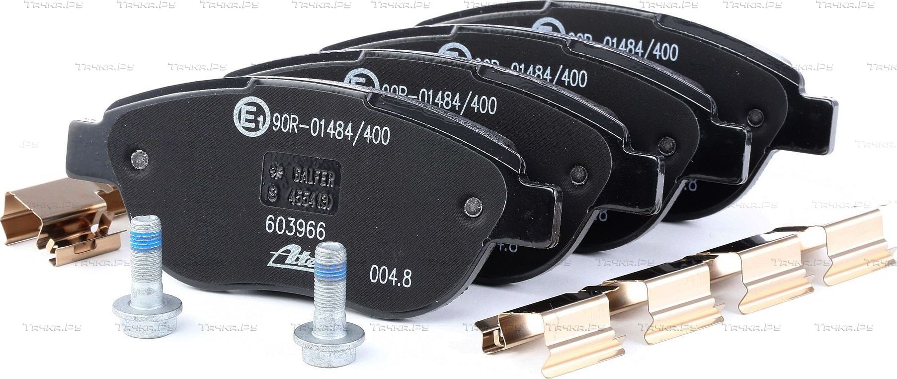 Тормозные колодки ATE передние для Citroen C4 II 2006-2011. Артикул 13.0460-3966.2
