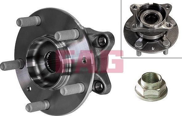 Ступица колеса с интегрированным подшипником Fag. Артикул 713 6159 20