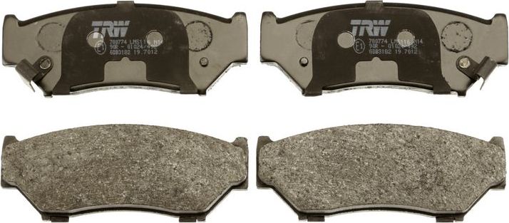 Тормозные колодки TRW передние для Suzuki Vitara I 1994-1999. Артикул GDB3182