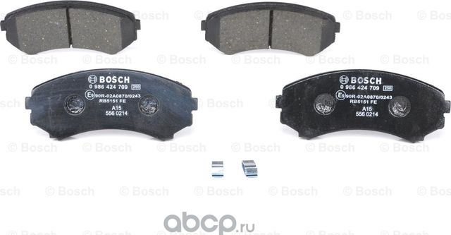 Колодки торм передн Mits Pajero III  IV (Bosch). Артикул 986424709