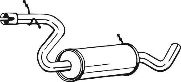 Глушитель Bosal. Артикул 105-877