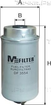 Топливный фильтр MFilter. Артикул DF 3554