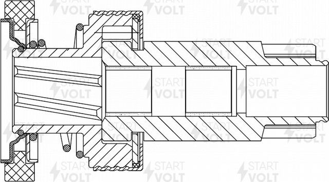 Бендикс стартера StartVOLT для Volkswagen Transporter T4 1990-2003. Артикул VCS 1802